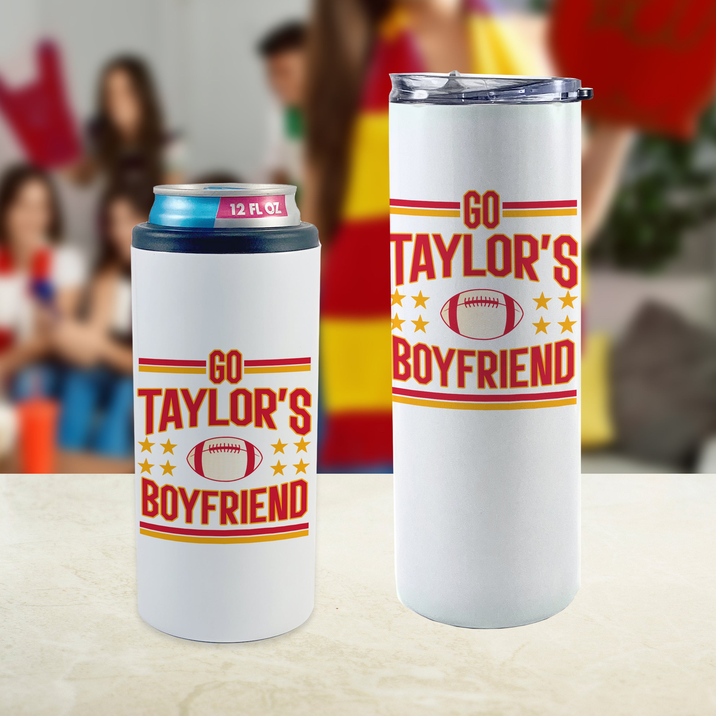 Sports Collection (Go Taylors Boyfriend) 12 Oz Slim Can Cooler SSKOOW0023